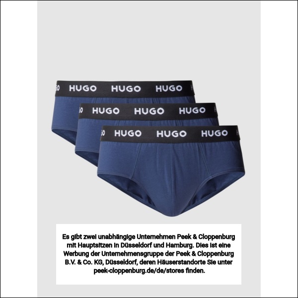 Hugo Herren Slips Blau Gr. Übergröße XXL 