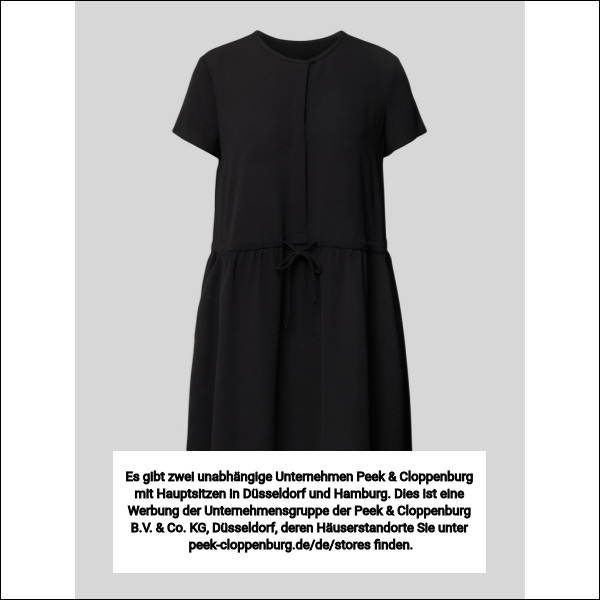 Emporio Armani Damen Schwarz Freizeitkleider, Gr. Größe 34