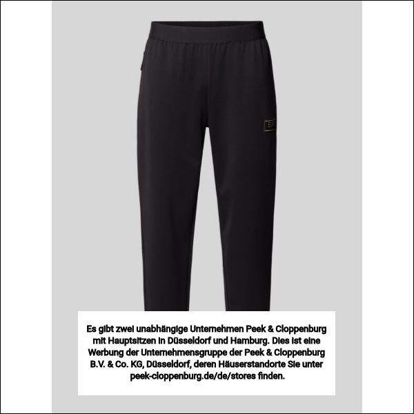 Ea7 Emporio Armani Herren Sweathosen Schwarz Gr. Klein
