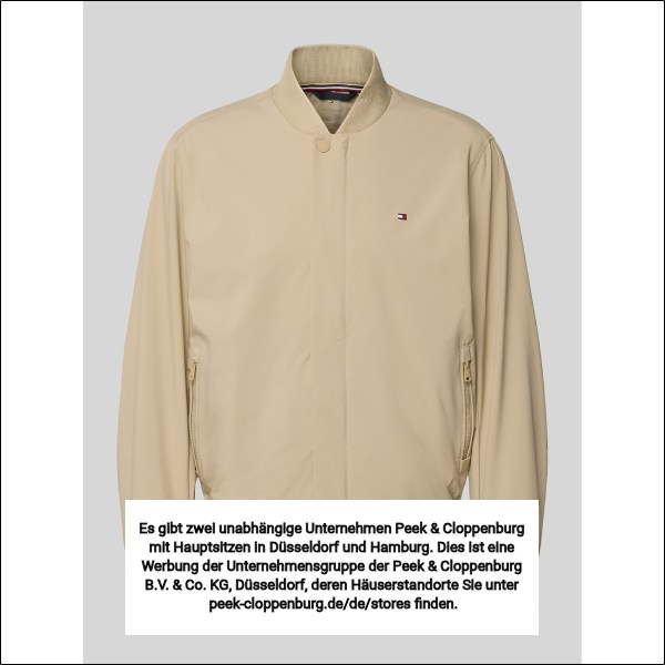 Tommy Hilfiger Herren Bomberjacken & Blousons Beige Gr. Mittel