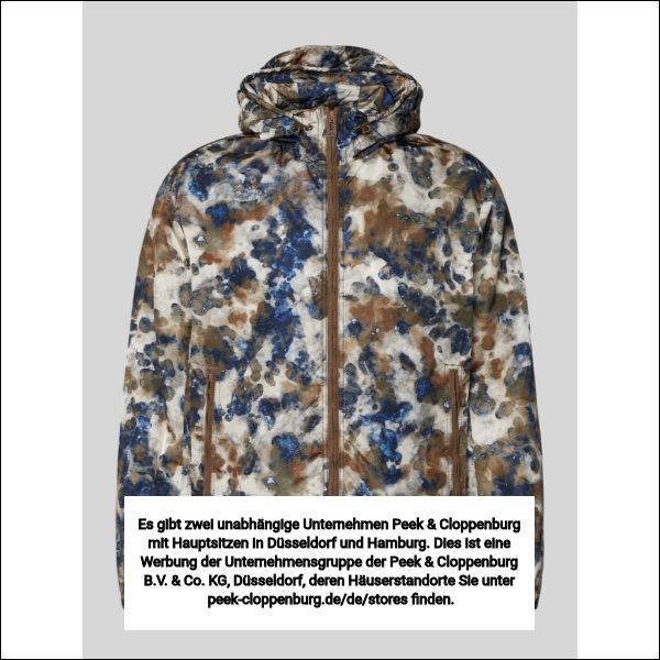 Armani Exchange Herren Beige Blouson Mit Kapuze Und Zweiwege-Reißverschluss